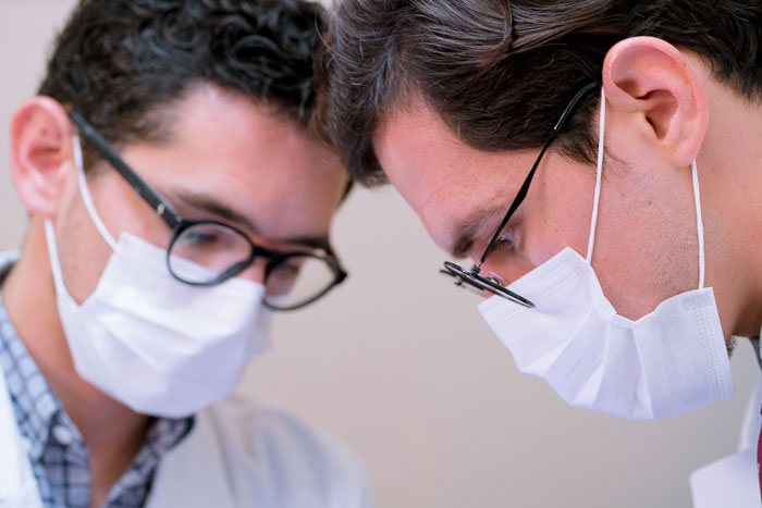 The 4 on 1 doctors are working on a patient in Mexico.